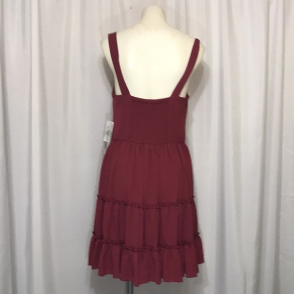 NWT Honey and Rosie Ruffled Tier Mini Dress Size Medium - Picture 4 of 14